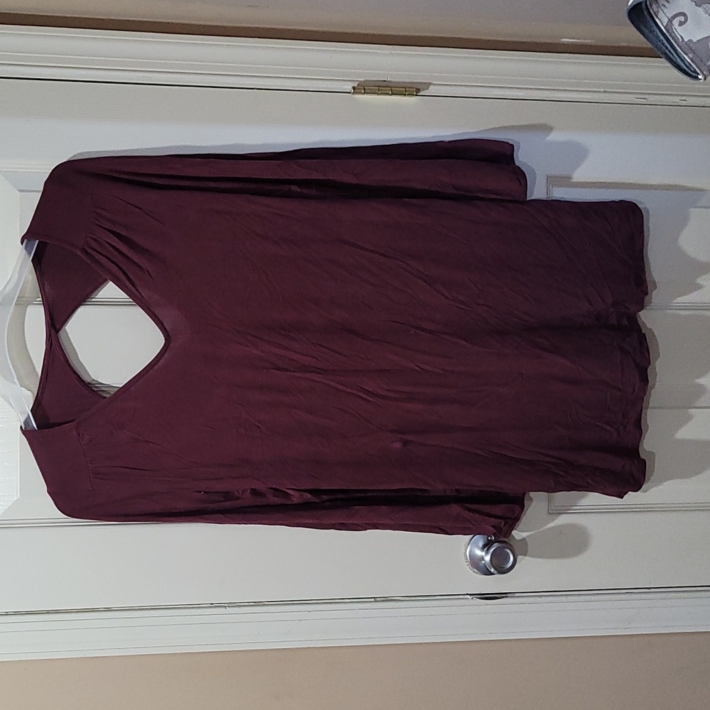 Cut out back dress
